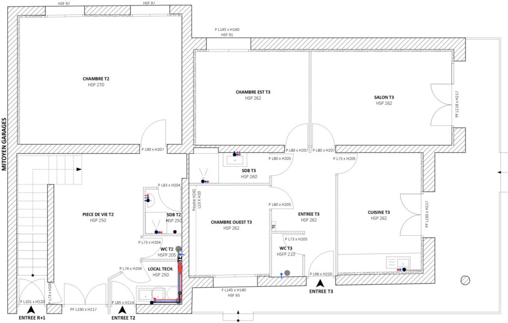 Plan EDL - Rénovation Habitat partagé à Gap